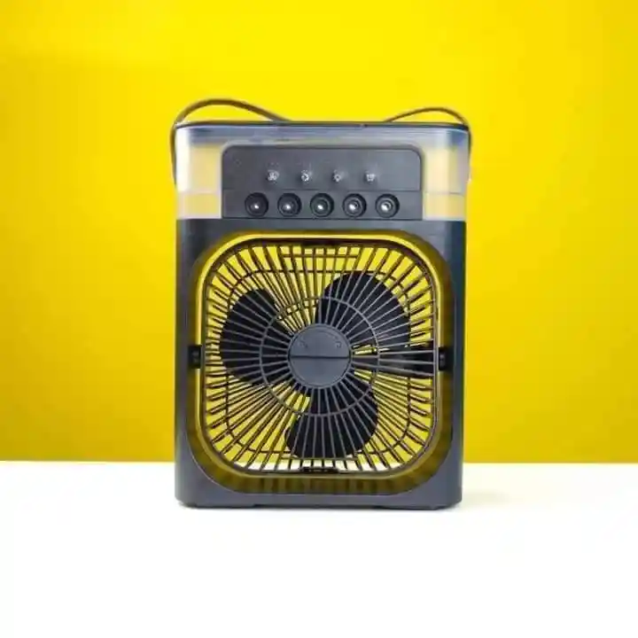 Air cooler fan with mist flow
