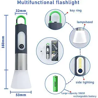 Rechargeable touch Light (multifunctional)