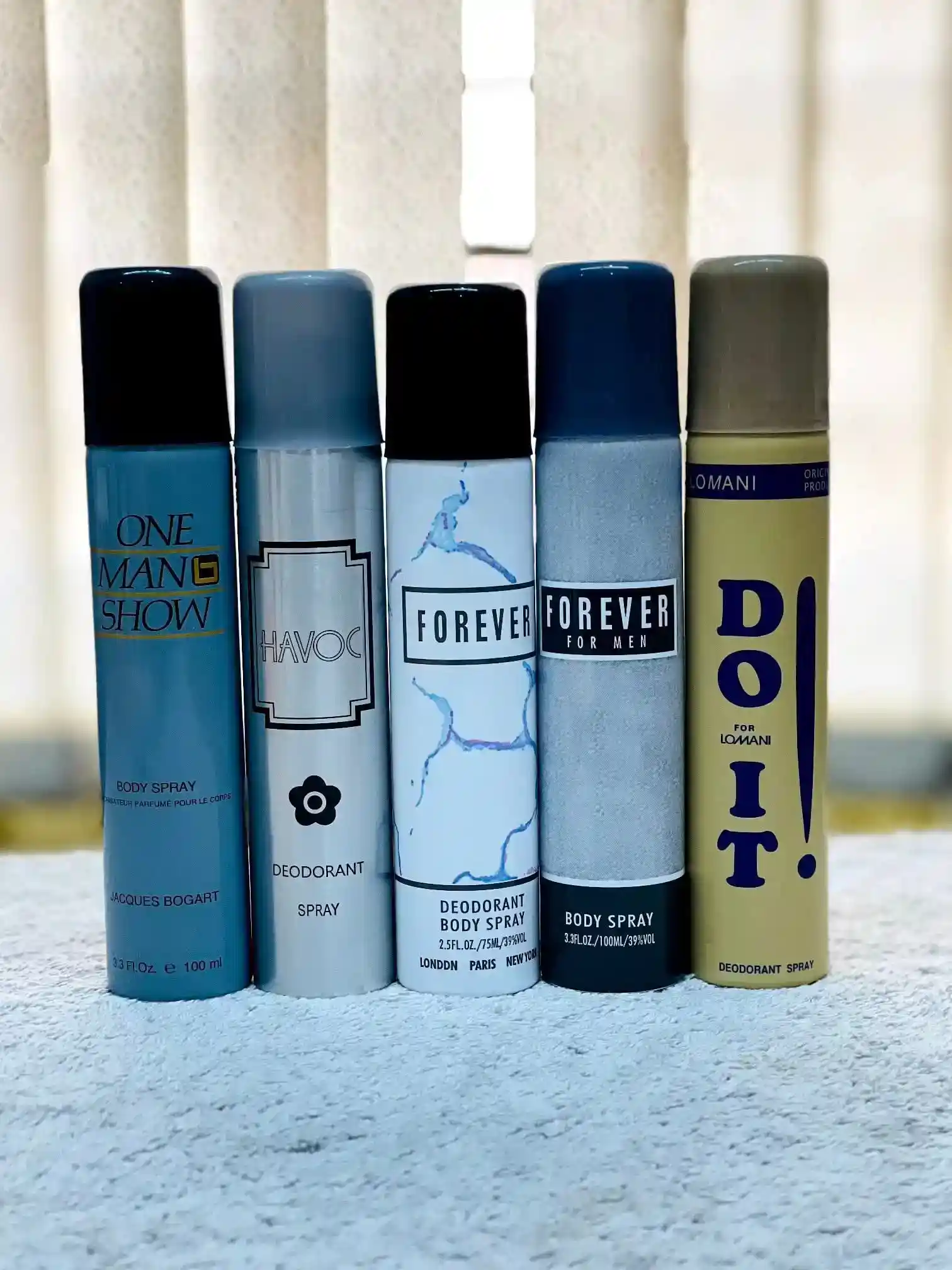 5 Pcs Body Spray Combo (100 ml per Bottle)(এখনি অর্ডার করলে পাবেন  ঈদ অফার হোমডেলিভারি চার্জ ফ্রী)